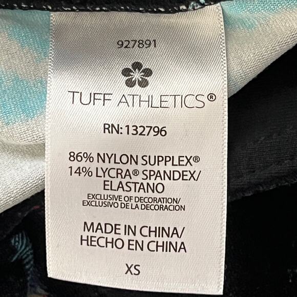 Tuff Athletics Stretch Legging Women Size xs Black Multi Colored Size xs - Picture 6 of 6